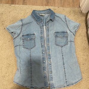 Vintage denim button down shirt